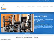 Tablet Screenshot of legacyfitness.ca